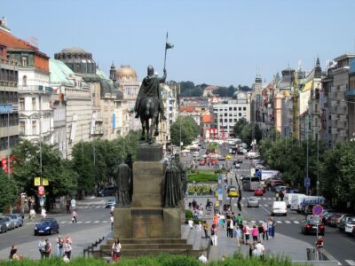 Ciudad Nueva de Praga. Playa de Wenceslao